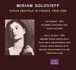 Miriam Solovieff, violin, Sonater af Schubert, Brahms, Vivaldi, Mozart